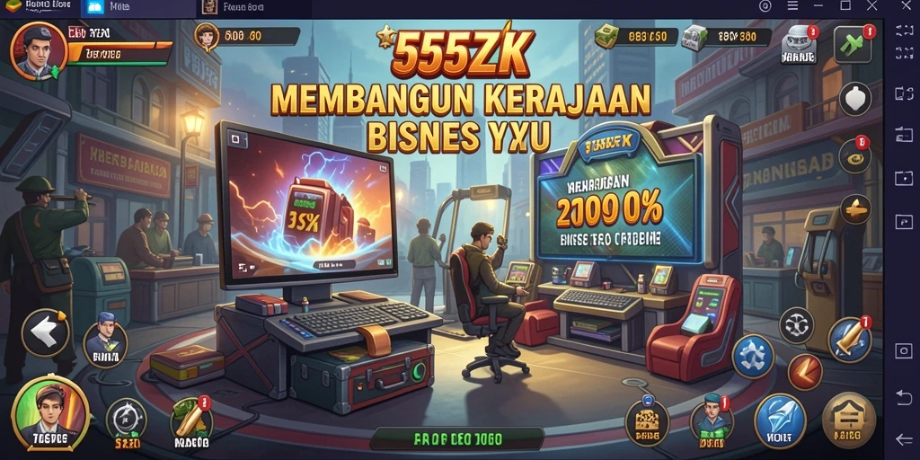 Tampilan gameplay 555ZK yang menarik dan interaktif.