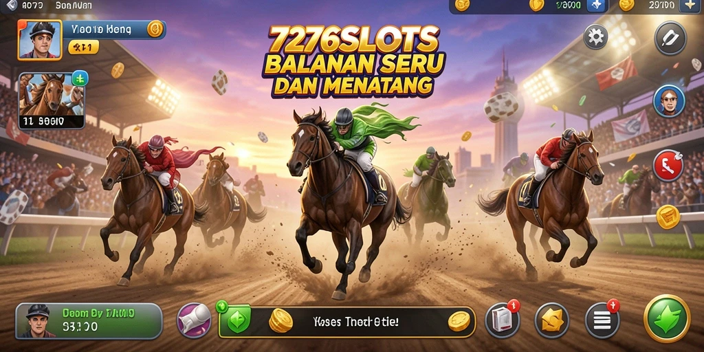 Tampilan gameplay balap seru di 7276SLOTS.