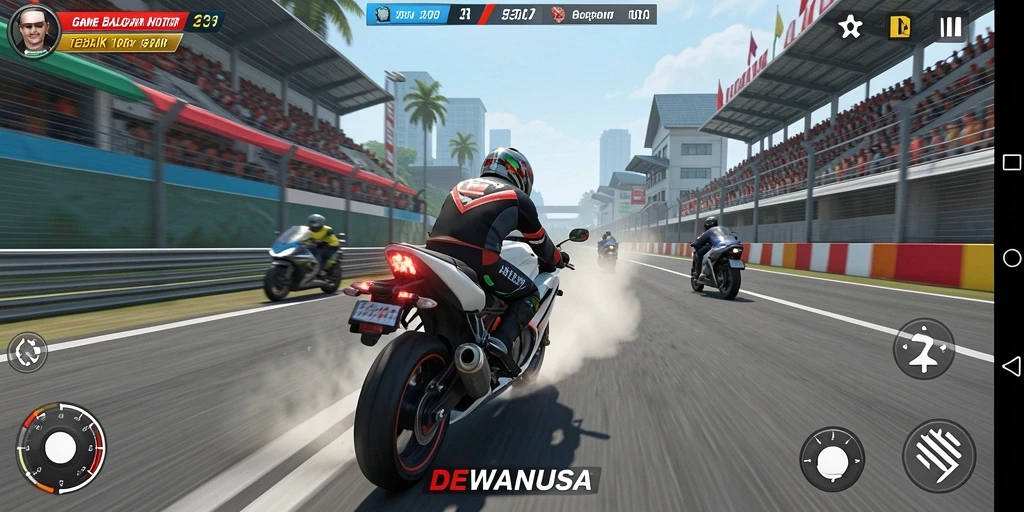 Tampilan gameplay DEWANUSA yang memukau dan penuh adrenalin.