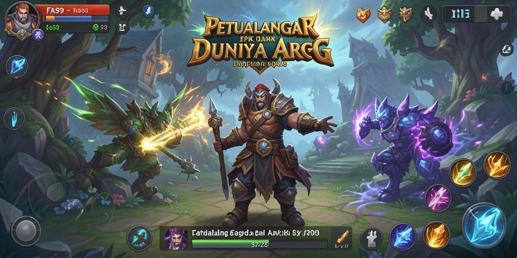 Tampilan gameplay ARPG yang seru dan menantang di FA99.