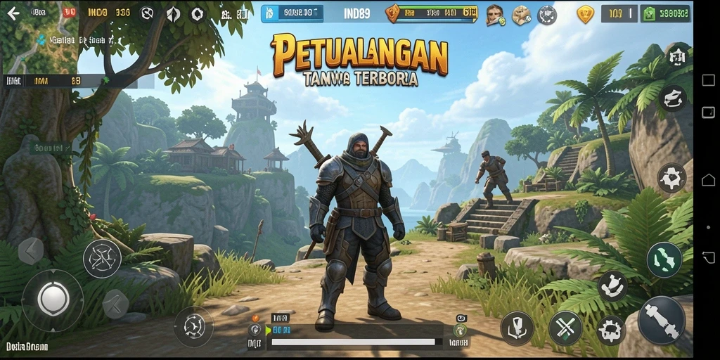Gameplay <strong>IND89</strong> yang menampilkan dunia terbuka yang luas.