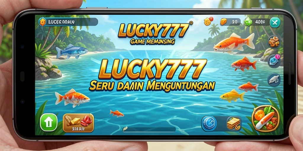 Tampilan menangkap ikan di LUCKY777 dengan grafik menawan.