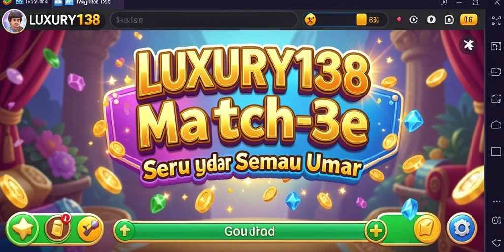 Gameplay menantang LUXURY138 dengan warna-warna cerah.