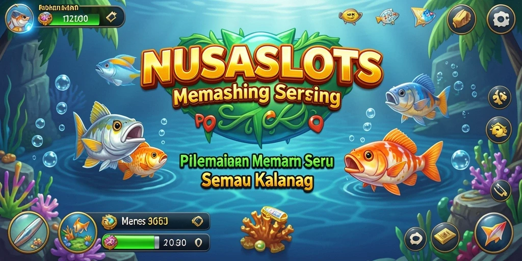 Tangkapan ikan yang menarik dalam permainan NUSASLOTS.