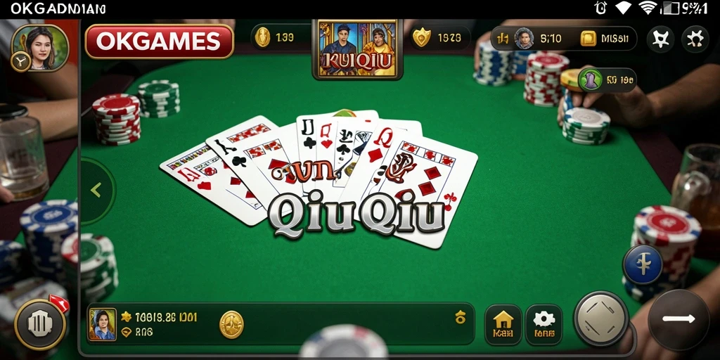 Screenshot gameplay QiuQiu di OKGAMES yang menampilkan serunya permainan.
