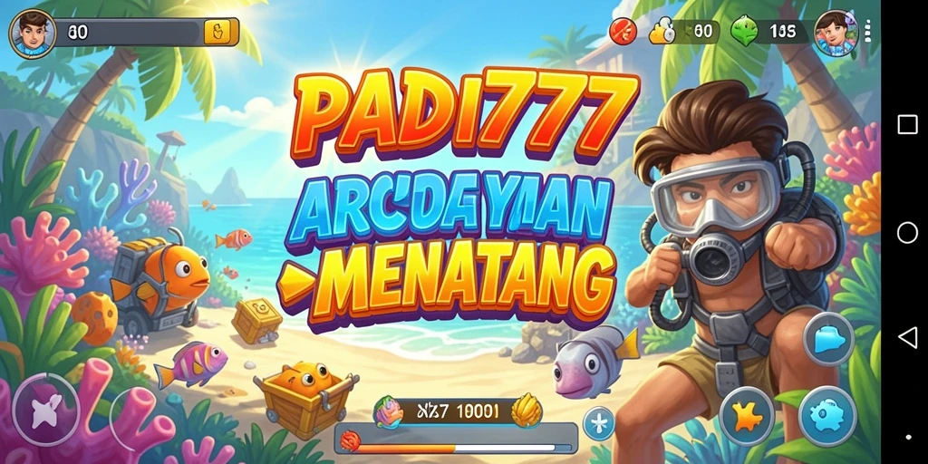 Gameplay seru PADI777 menampilkan aksi arcade yang mendebarkan.