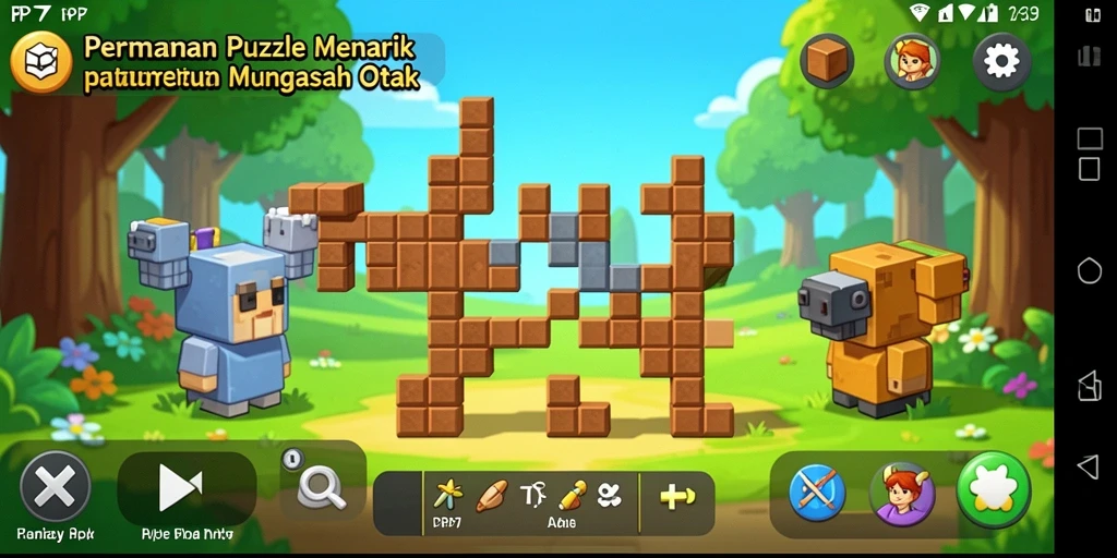 Tampilan gameplay menarik dari PP7 yang penuh tantangan.