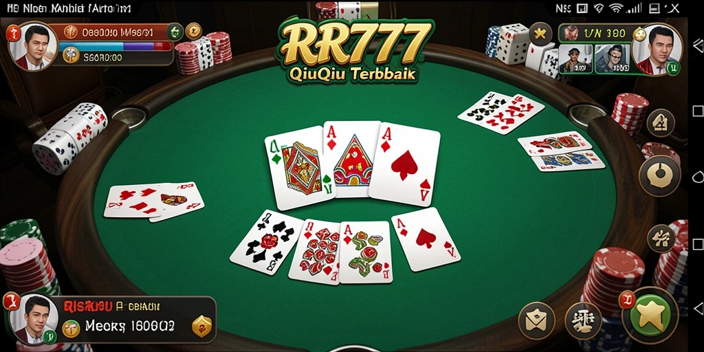 Screenshot gameplay QiuQiu yang seru di RR777.