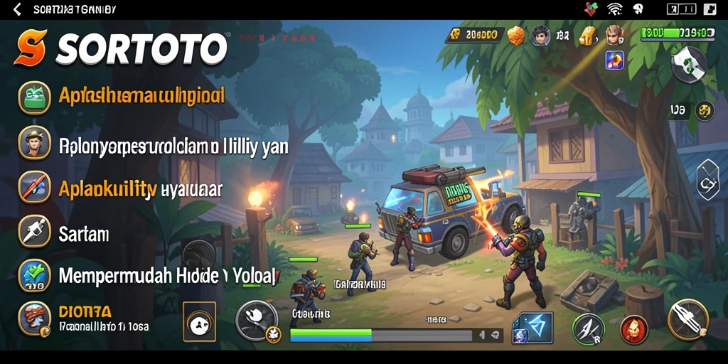 Tampilan antarmuka SORTOTO yang intuitif dan mudah digunakan.