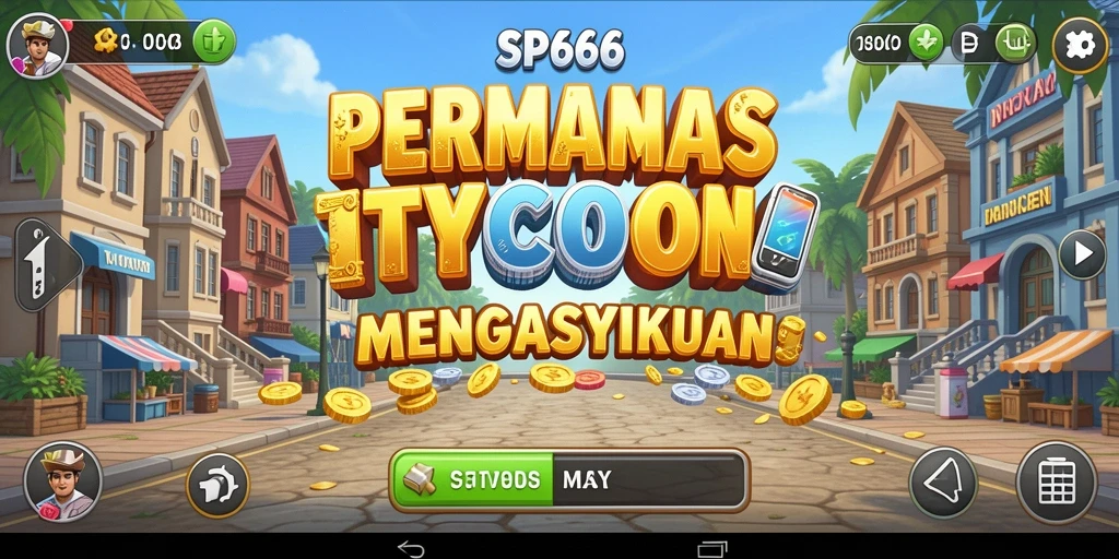 Tangkapan layar SP666 menampilkan gameplay Tycoon yang menarik.