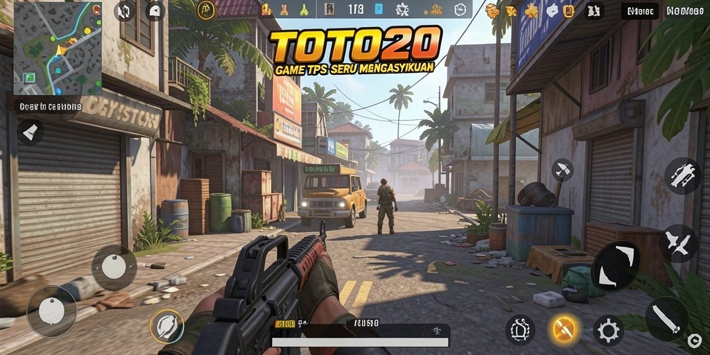 Tangkapan layar TOTO20 menunjukkan aksi mendebarkan dalam gameplay TPS yang menegangkan.