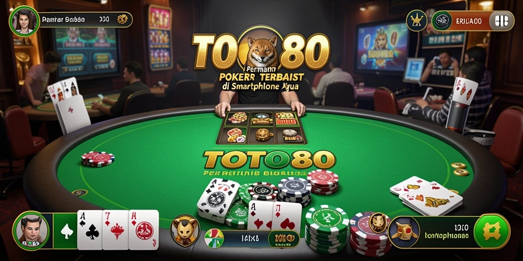 Gameplay menarik TOTO80 dengan pemain yang aktif bersaing di meja poker.