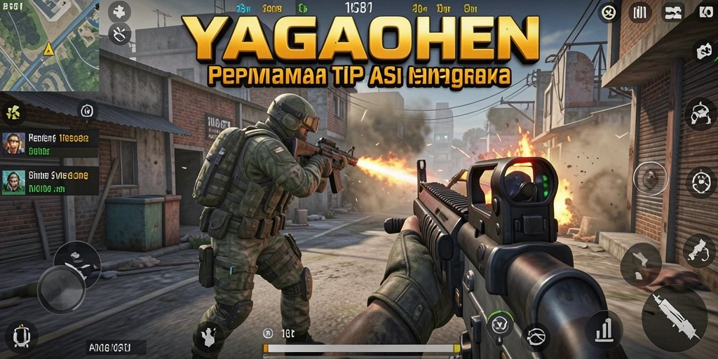 Tampilan gameplay YAGAOHEN yang menegangkan dan penuh aksi.