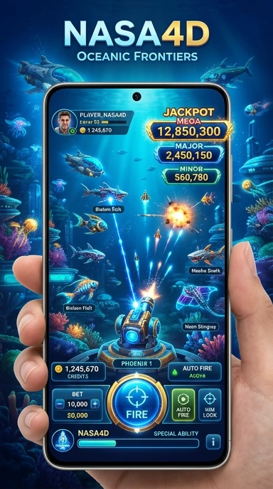 Tampilan antarmuka utama aplikasi nasa4d yang ramah pengguna.